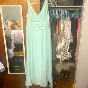 Mint blue Bridesmaid dress